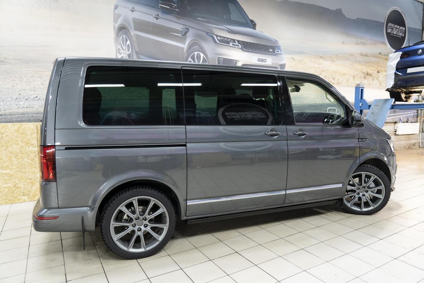 Volkswagen Multivan T6 установка выдвижных порогов ATS