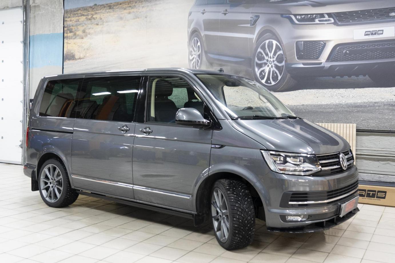 Volkswagen Multivan T6 установка выдвижных порогов ATS