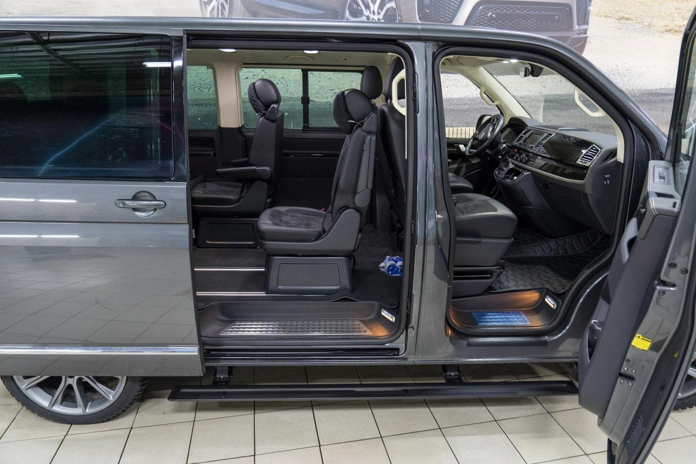 Volkswagen Multivan T6 установка выдвижных порогов ATS