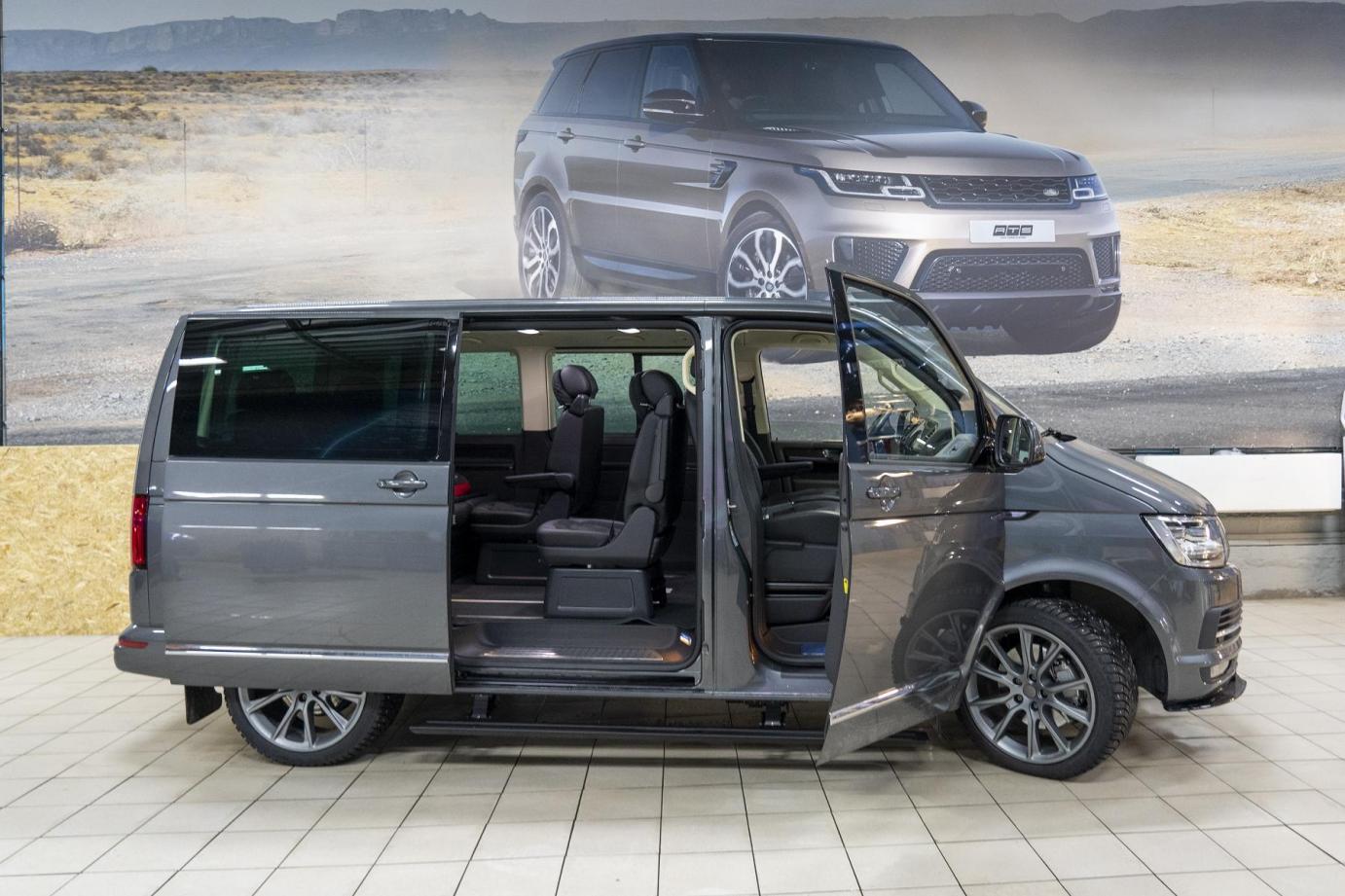 Volkswagen Multivan T6 установка выдвижных порогов ATS