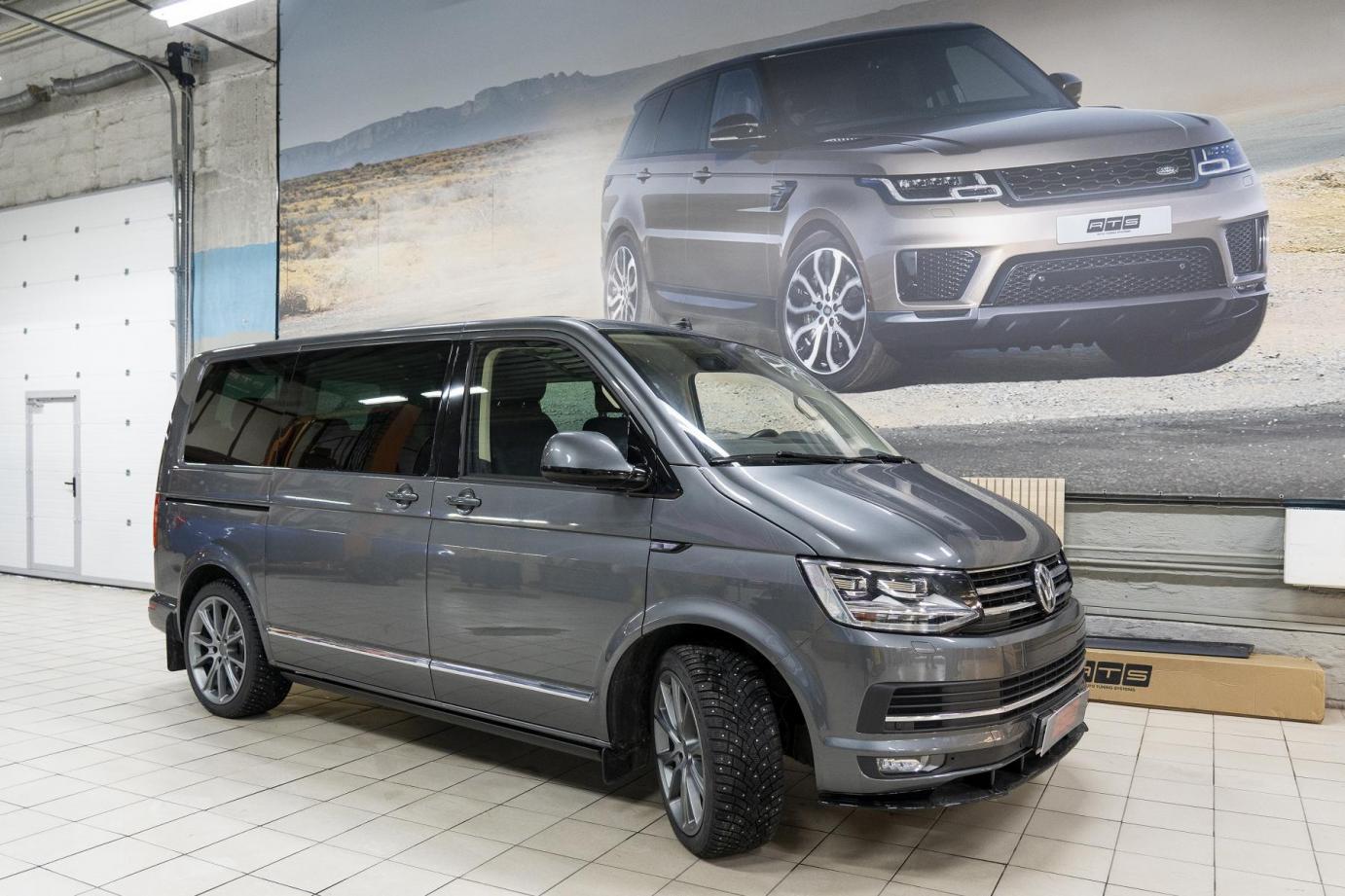 Volkswagen Multivan T6 установка выдвижных порогов ATS
