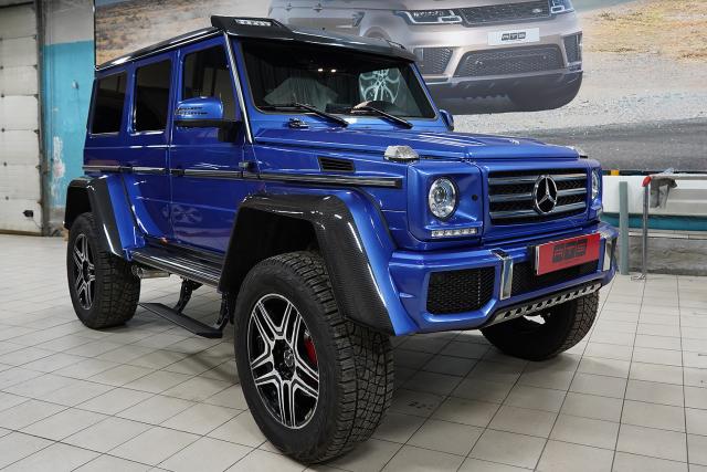 Установка выдвижных электропорогов ATS на Mercedes-Benz G-class