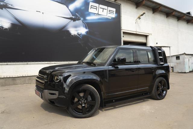 Установка выдвижных электропорогов ATS на Land Rover Defender