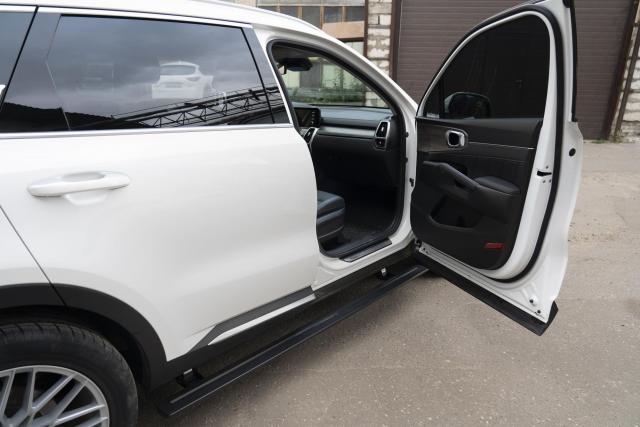 Выдвижные электрические пороги ATS на  Kia Sorento