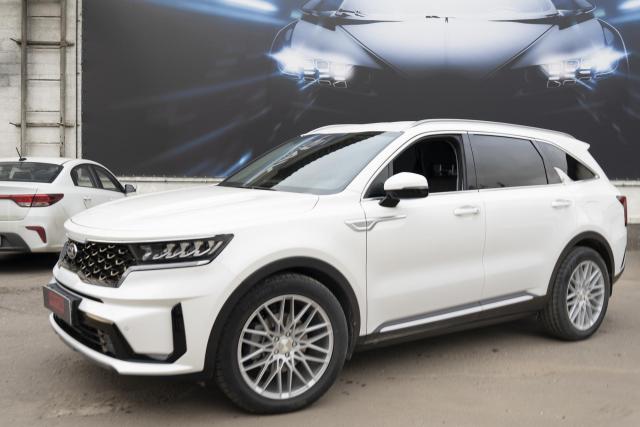 Выдвижные электрические пороги ATS на  Kia Sorento