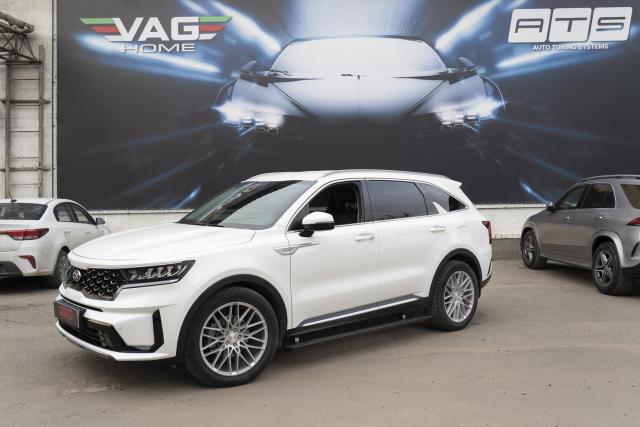 Выдвижные электрические пороги ATS на  Kia Sorento