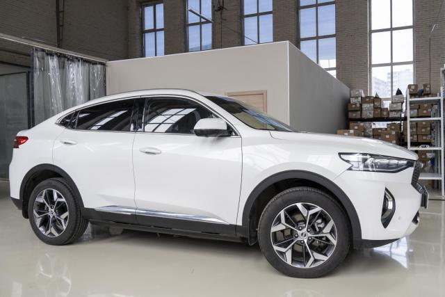 Выдвижные электрические пороги ATS на Haval F7