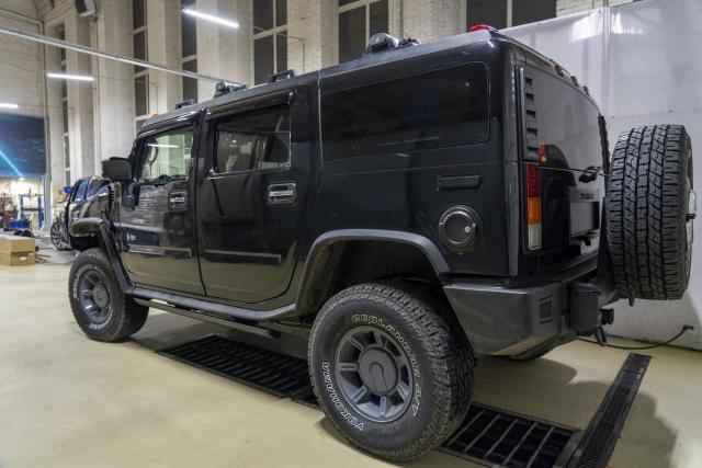 Выдвижные электрические пороги ATS на  Hummer H2