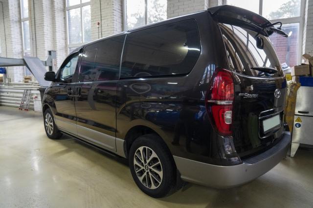 Выдвижные электрические пороги ATS на Hyundai Starex H1