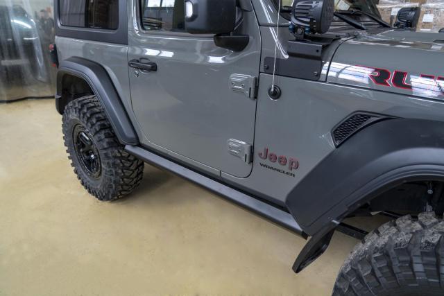 Установка выдвижных электропорогов ATS на Jeep Wrangler 3d