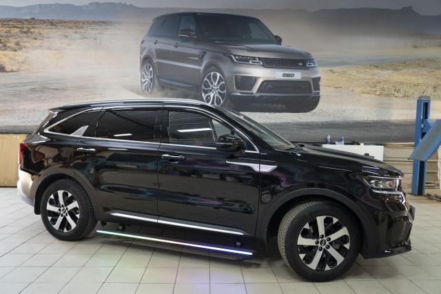 Выдвижные электрические пороги ATS на  Kia Sorento