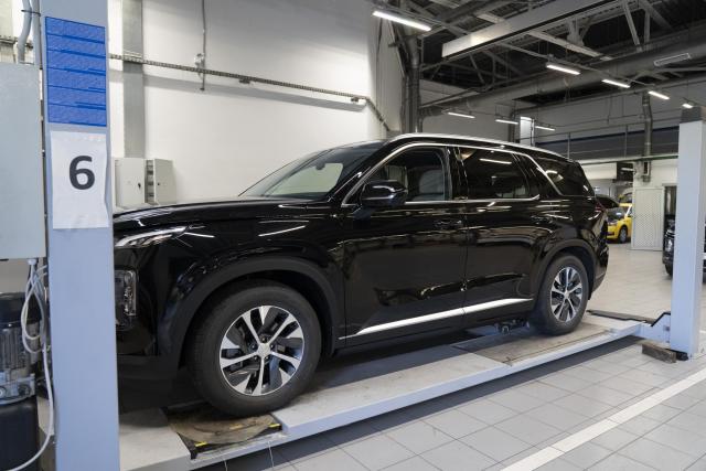Выдвижные электрические пороги ATS на Hyundai Palisade