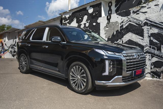 Выдвижные электрические пороги ATS на Hyundai Palisade