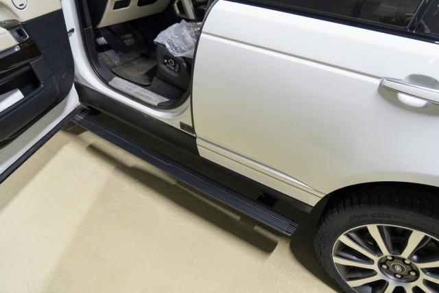 Установка выдвижных электропорогов ATS на Range Rover 2012-2017